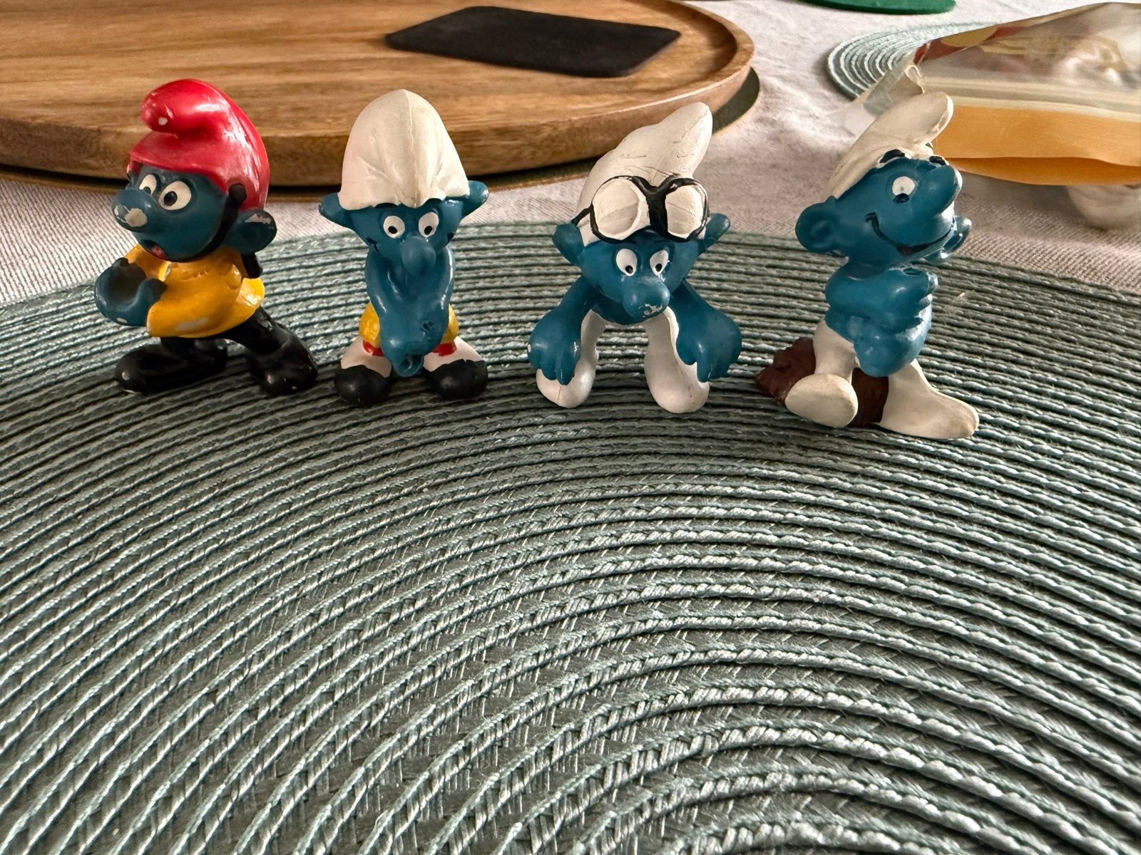 Smurfen in prima conditie, maar met ontbrekende onderdelen, Ophalen of Verzenden, Gebruikt, Verschillende Smurfen, Poppetje, Figuurtje of Knuffel