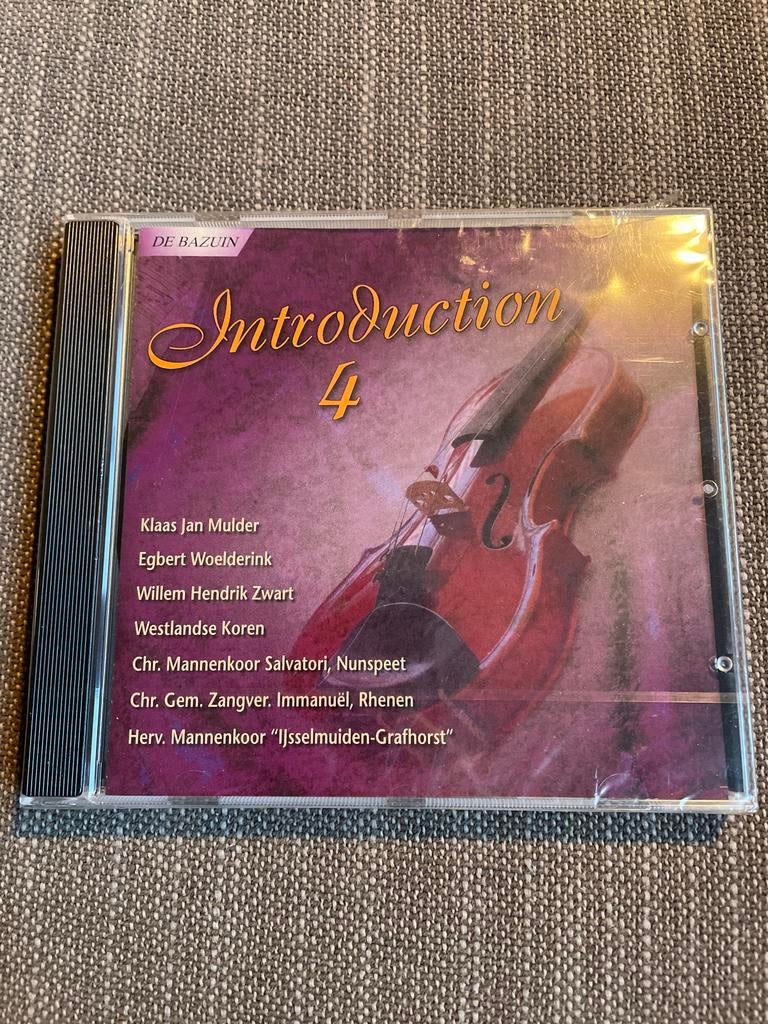 De Bazuin Introduction 4 - cd nieuw!!, Ophalen of Verzenden, Nieuw in verpakking, Koren of Klassiek
