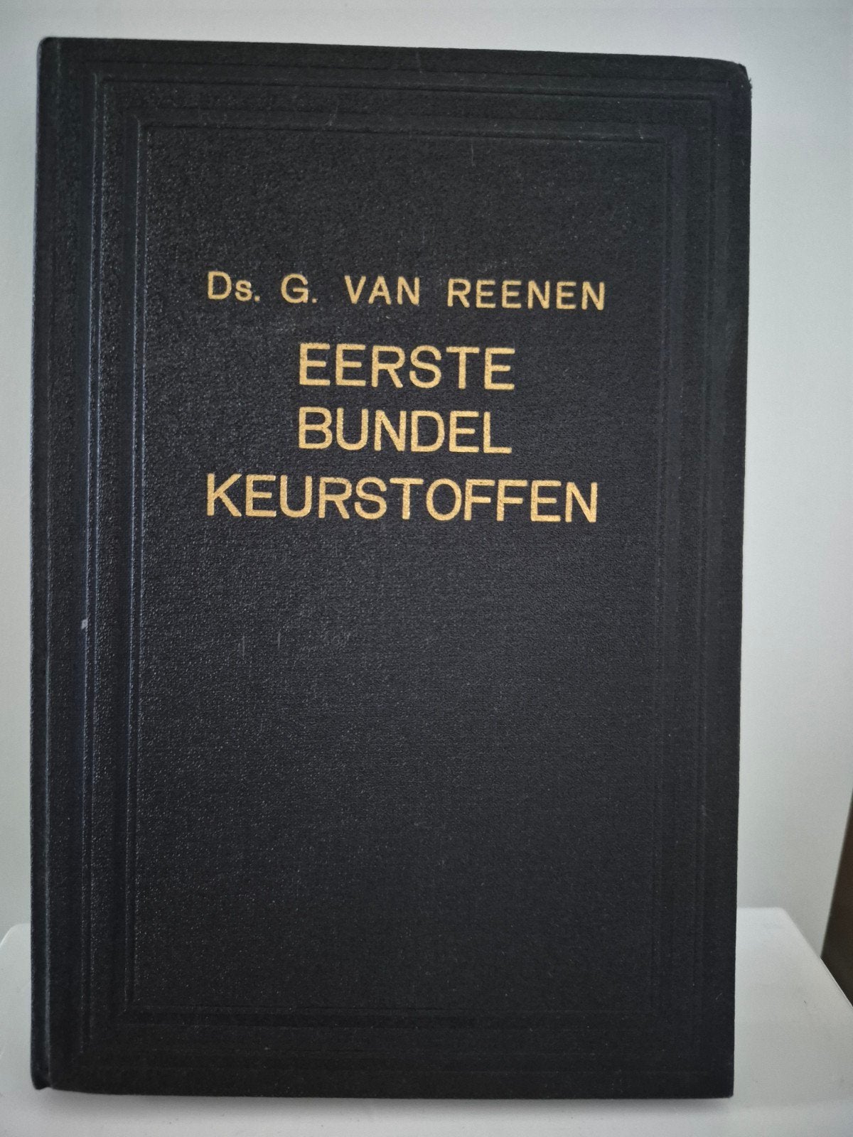 Ds. G. van Reenen - Eerste Bundel Keurstoffen, Boeken, Ophalen of Verzenden, Zo goed als nieuw, Ds. G. van Reenen, Christendom | Protestants