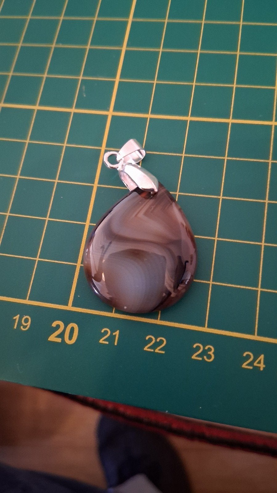 Prachtige Agaat Druppel Hanger - Uniek Design, Overige voorstellingen, Bruin, Verzenden, Nieuw
