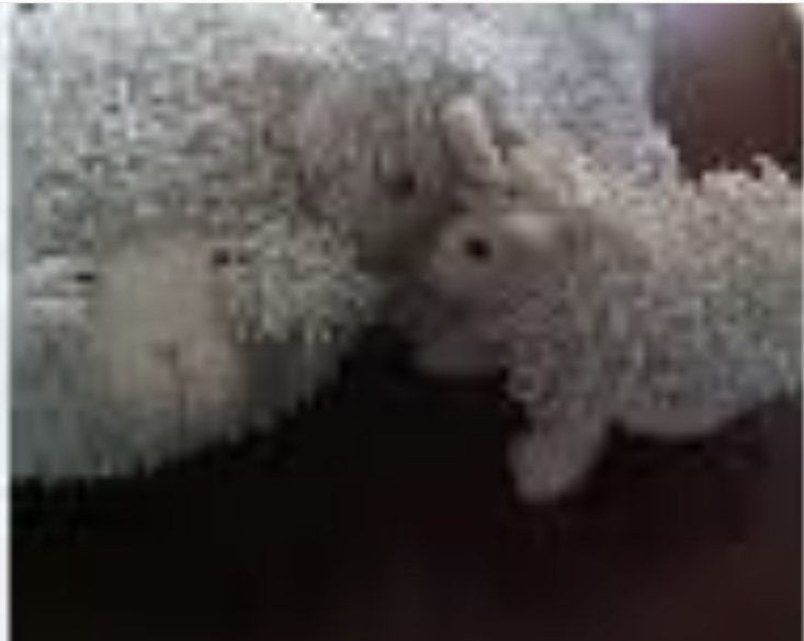 Set schapen knuffels wit 3 delig, Overige karakters, Overige typen, Ophalen of Verzenden, Zo goed als nieuw