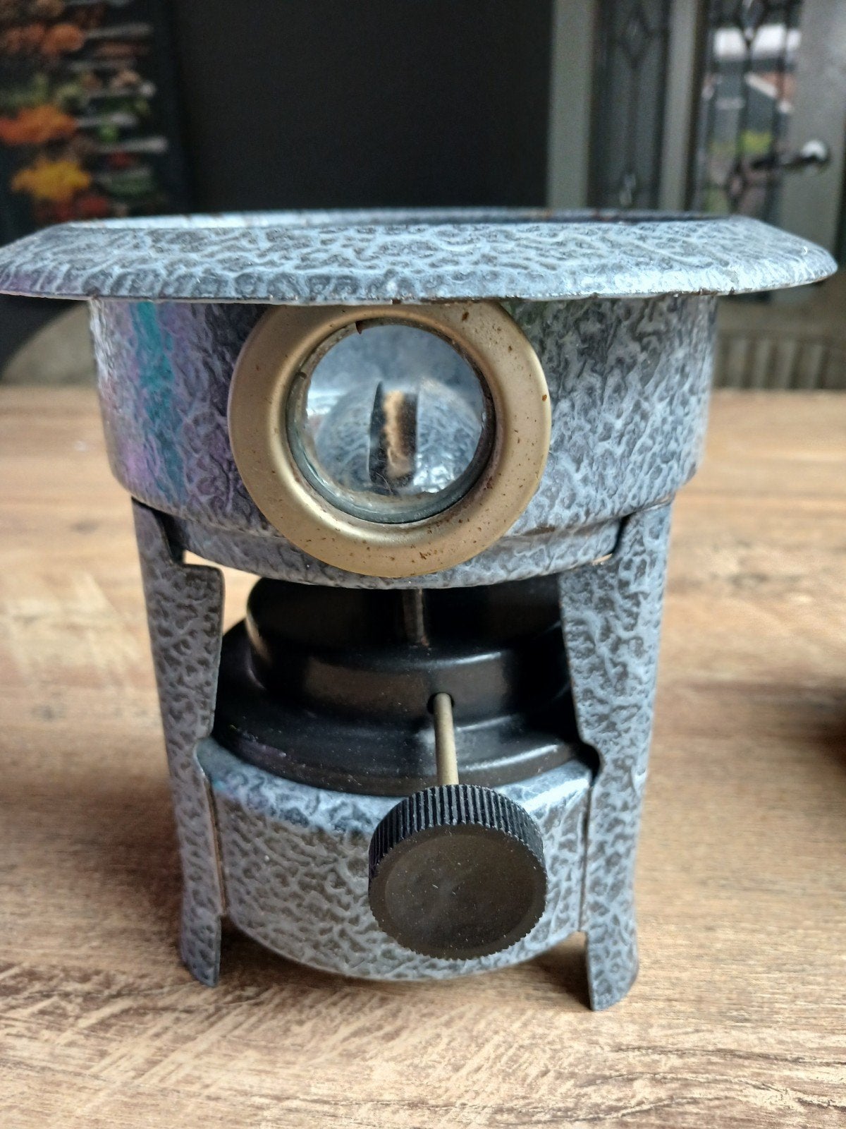 petroleumstel met gratis theepot, Antiek en Kunst, Ophalen of Verzenden