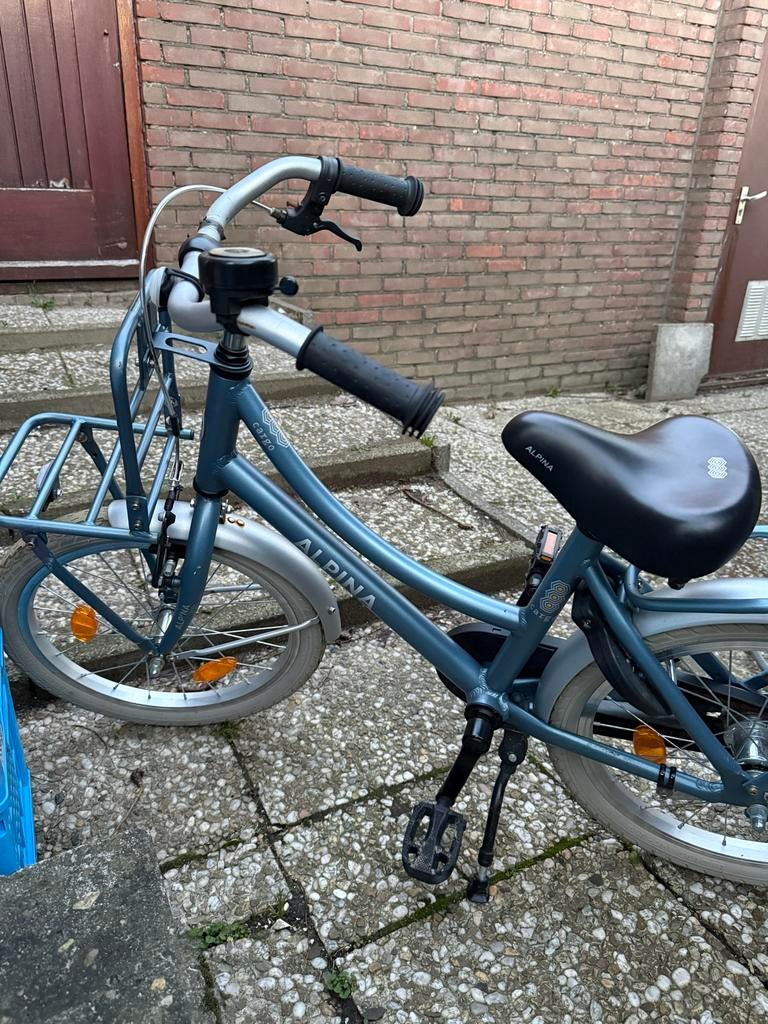 Alpina Kinderfiets 18 inch - 4 tot 6 jaar, Fietsen en Brommers, Fietsen | Jongens, Ophalen, Gebruikt, 18 inch, Handrem