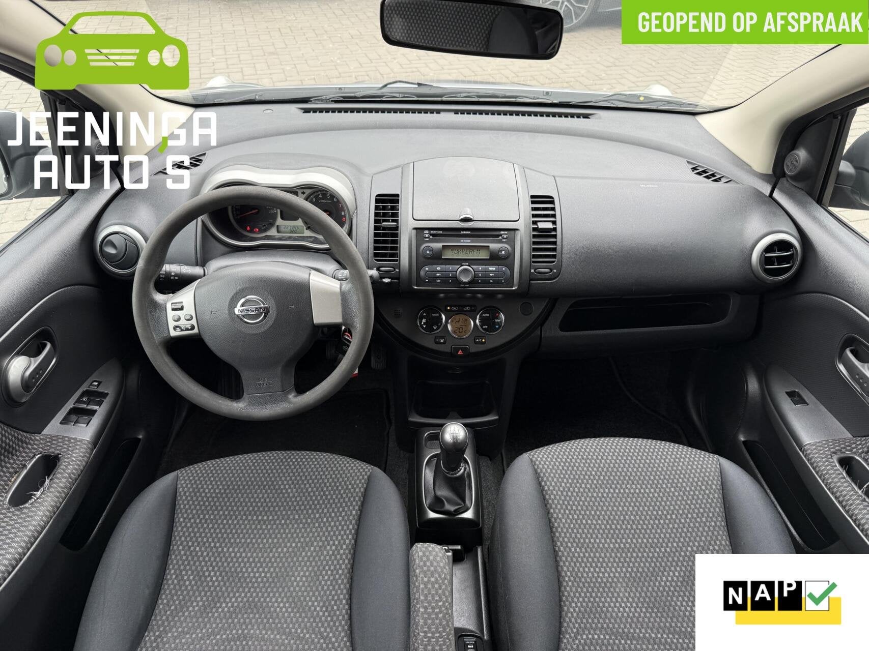 Nissan Note 1.4 First Note|Clima|Trekhaak|NAP, Voorwielaandrijving, Stof, 4 cilinders, Origineel Nederlands