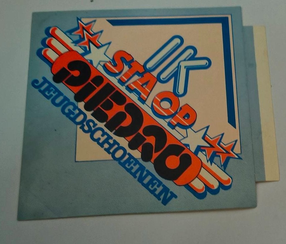 Sticker ik sta op Piedro Jeugdschoenen, Verzamelen, Ophalen of Verzenden, Zo goed als nieuw, Merk