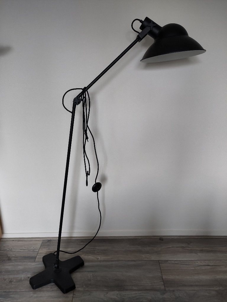Maretti Lighting vloerlamp mat zwart, Ophalen, Gebruikt, Metaal, 150 tot 200 cm