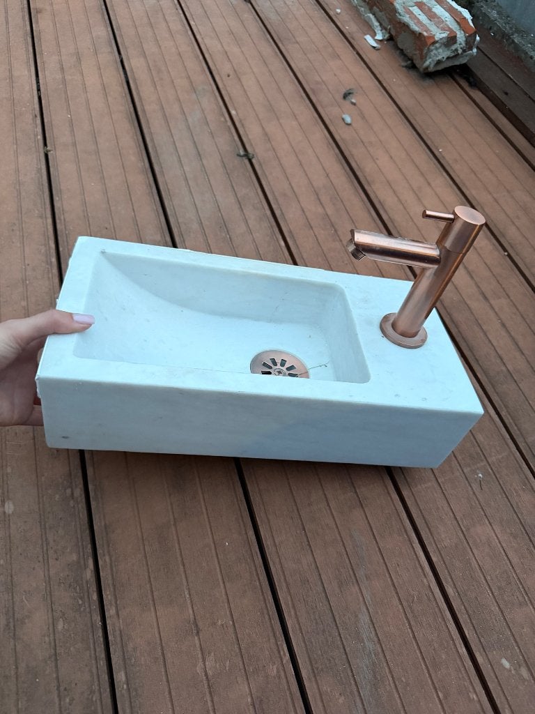 Fontein wc, Ophalen, Zo goed als nieuw, Koper, Toilet