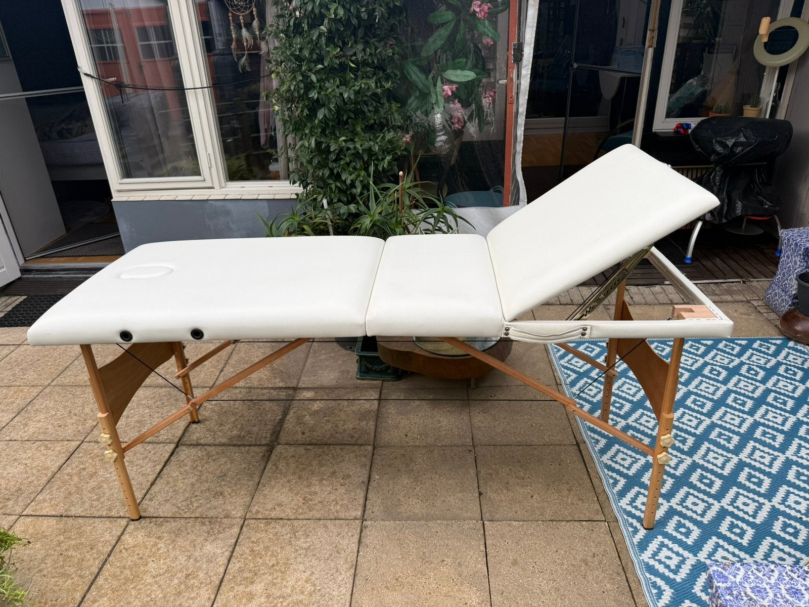 Massage tafel wit, Ophalen of Verzenden, Zo goed als nieuw, Massagetafel