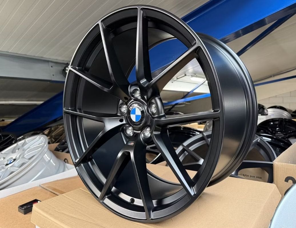 NIEUWE 18inch BMW Black 763M Style Velgen set! 5x112 G20 G30, 18 inch, -, -, Banden en Velgen