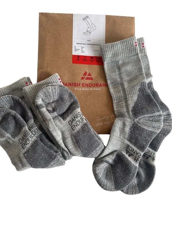 Danish Endurance merino wandelsokken - 3 paar - Maat 35-38, Info@danishendurance.com, Maat 35 t/m 38, Nieuw, Ophalen of Verzenden