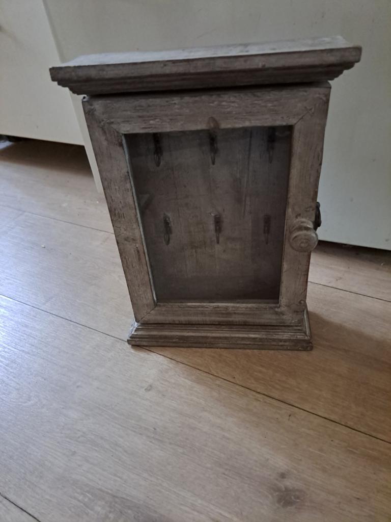 Hele mooie houten sleutelkastje zgan, Ophalen, Zo goed als nieuw