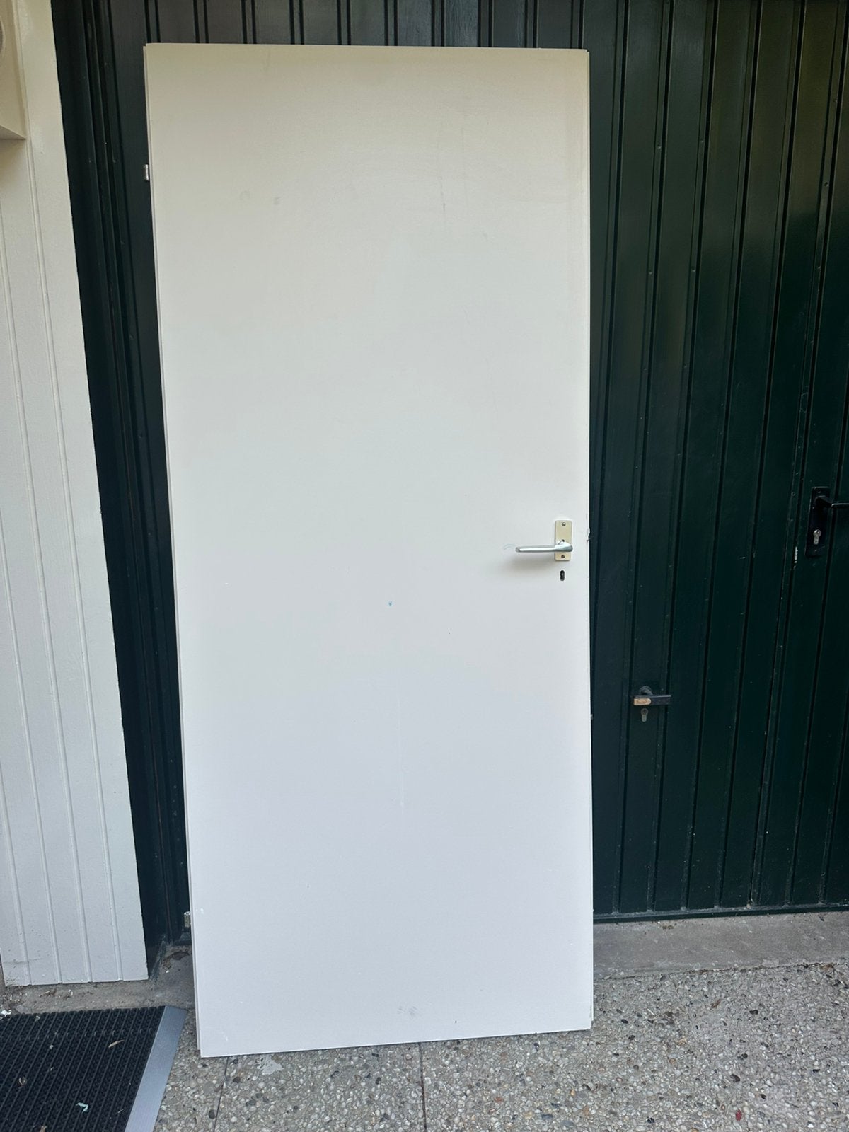 Drie opdekdeuren, Ophalen, Gebruikt, Binnendeur, 200 tot 215 cm