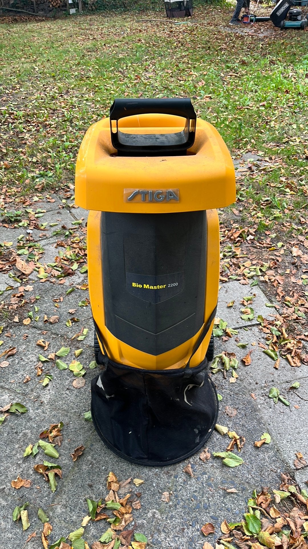 Hakselaar stiga bio master 2200, Ophalen, Gebruikt, Elektrisch, Met opvangzak