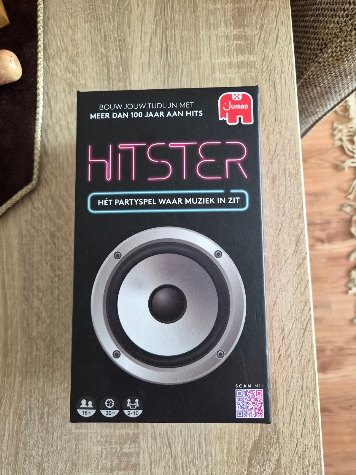 Hitster: Hét partyspel waar muziek in zit!, Vijf spelers of meer, Ophalen of Verzenden, Zo goed als nieuw, Jumbo