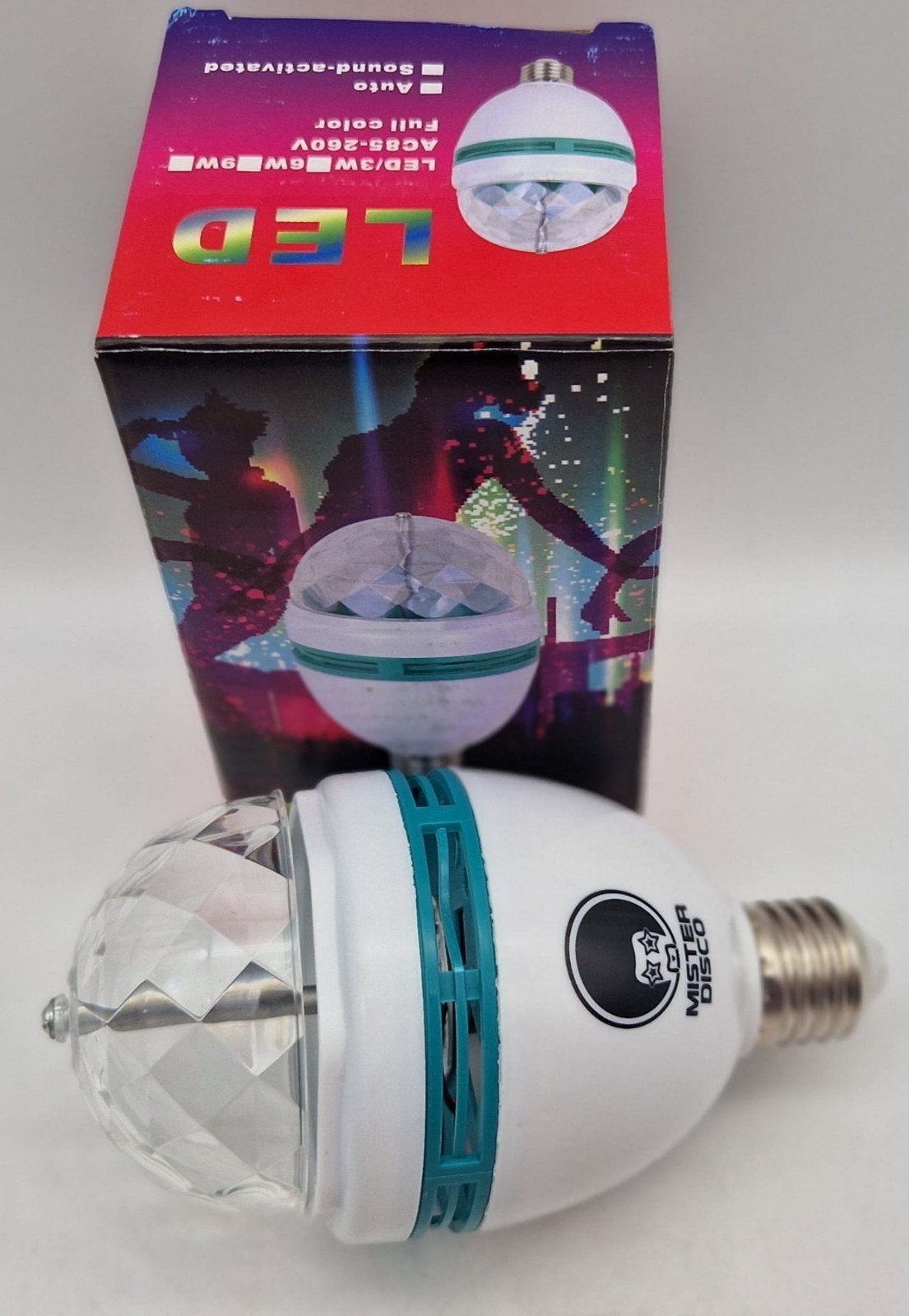 Partij roterende disco lampen 25 stuks € 2,- p.st., ., Nieuw, Ophalen of Verzenden, .