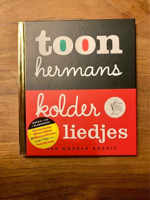 EEN GOUDEN BOEKJE, KOLDERLIEDJES V TOON HERMANS,NIEUW MET CD, Verzenden, Inclusief boekje, Overige typen, Zo goed als nieuw