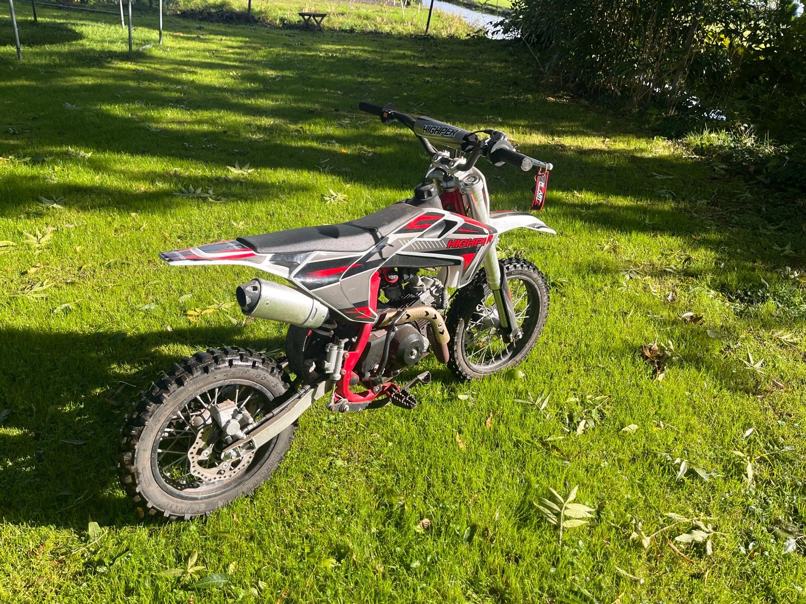 Highper Pitbike met elektrische start (defecten), Fietsen en Brommers, Ophalen, Gebruikt, Overige merken