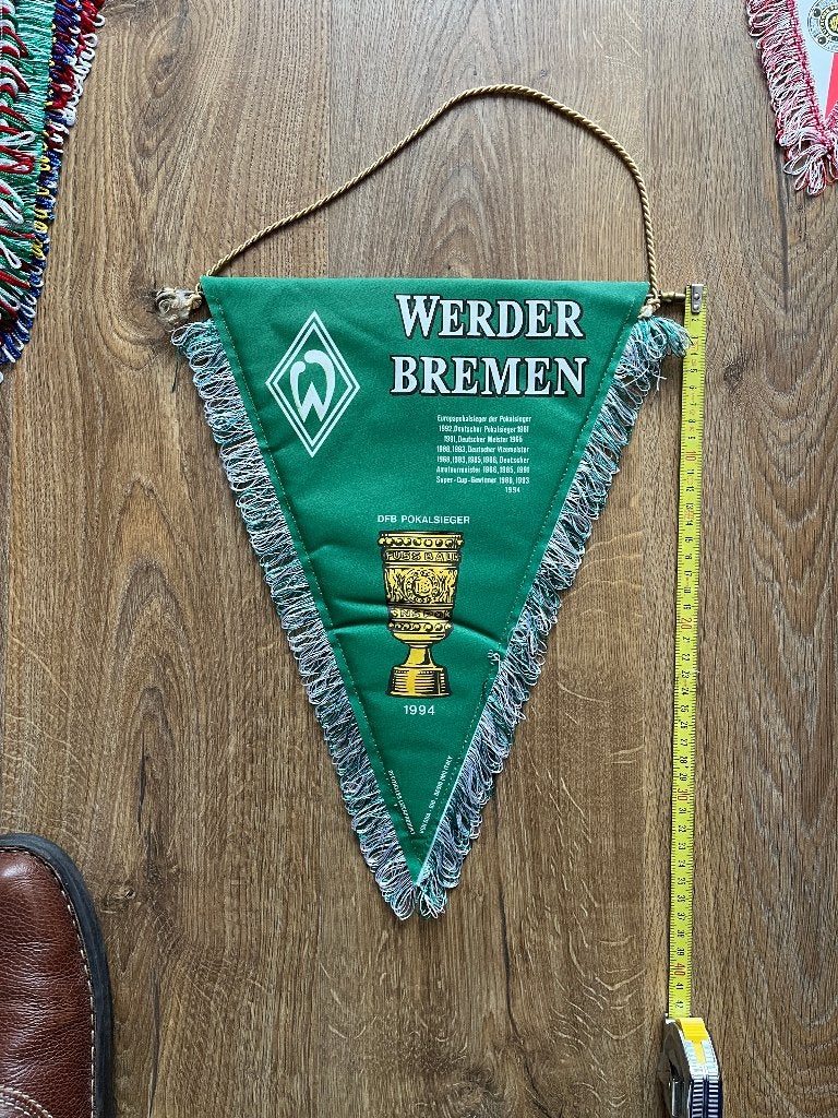 erg grote vaan voetbal SV Werder Bremen Duitsland, Verzamelen, Sportartikelen en Voetbal, Ophalen of Verzenden, Zo goed als nieuw