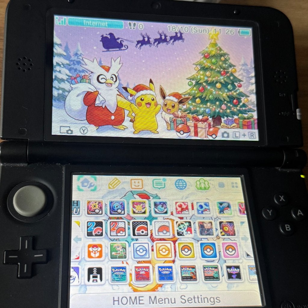 3DS XL + 64 GB Games en Thema's: Pokemon, Mario, Zelda, Spelcomputers en Games, Met games, Blauw, 3DS XL, Ophalen of Verzenden