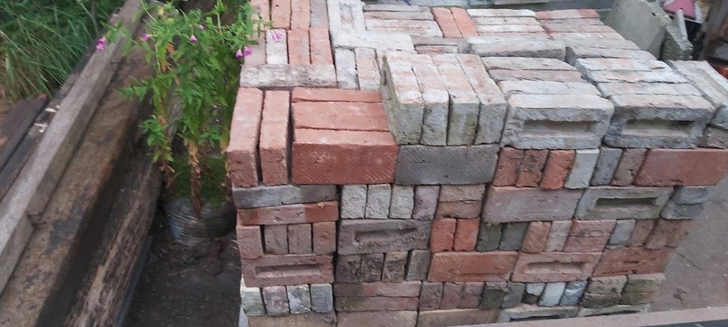 bakstenen, Ophalen, Nieuw, Bakstenen