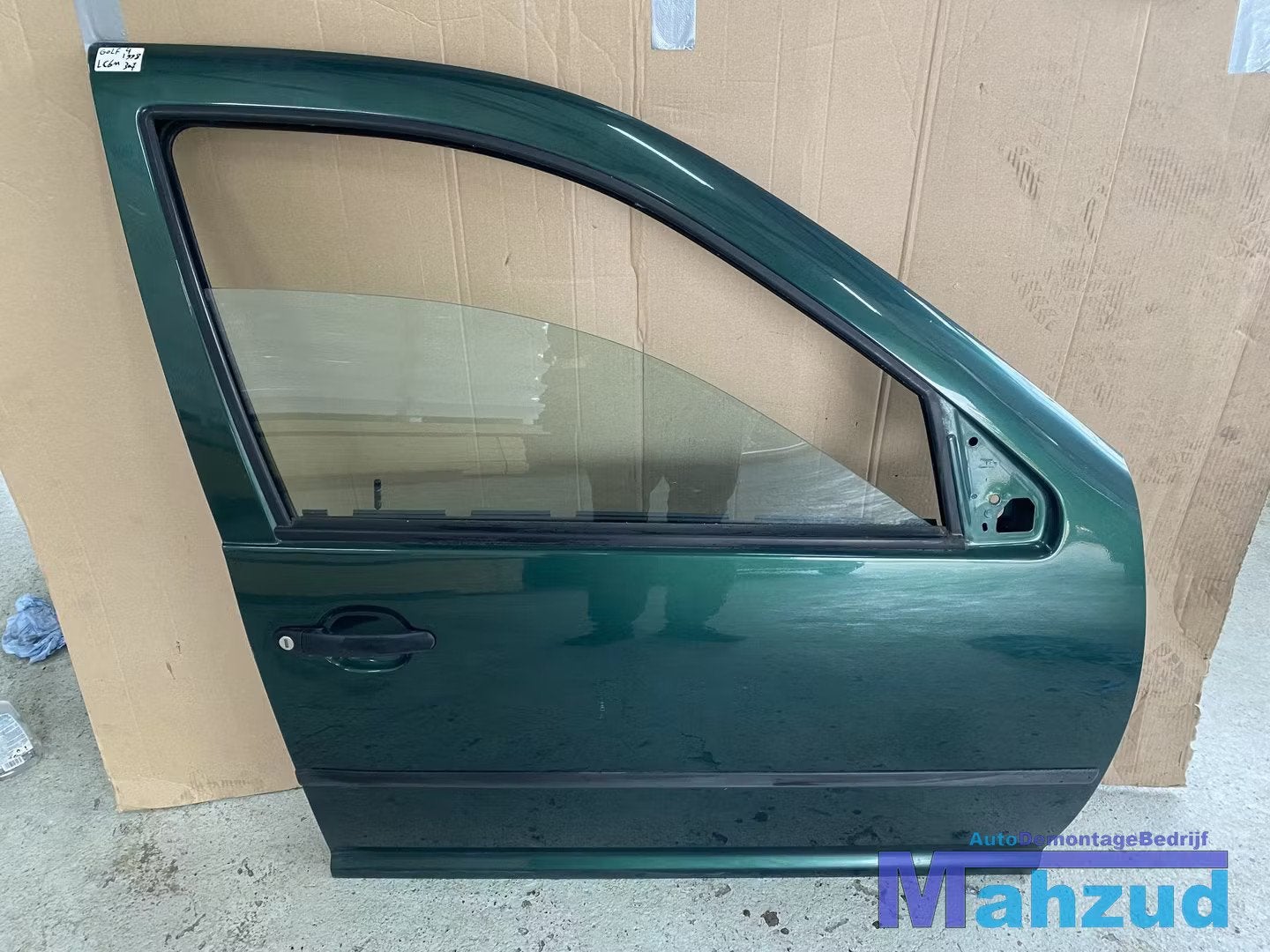 VW GOLF 4 Groen LC6M Rechts voor deur portier 1997-2003, Auto-onderdelen, Carrosserie en Plaatwerk, Gebruikt, Volkswagen AG, Volkswagen