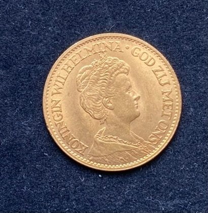 Nederlands Gouden Tientje van Koningin Wilhelmina 1911