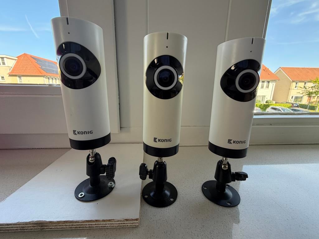 Konig HD IP Canera 1280 x 720 Panorama White/Black € 15- p/s, Ophalen of Verzenden, Zo goed als nieuw