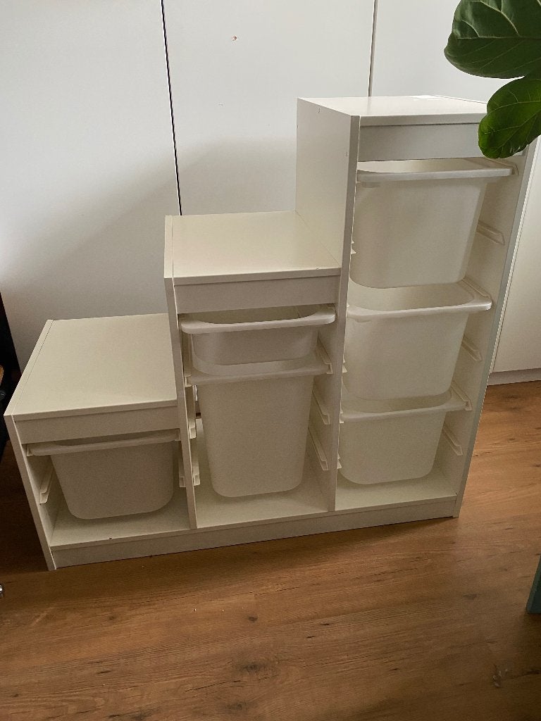 IKEA trofast witte kast / opbergmeubel, Ophalen, Gebruikt, 5 laden of meer, 50 tot 100 cm