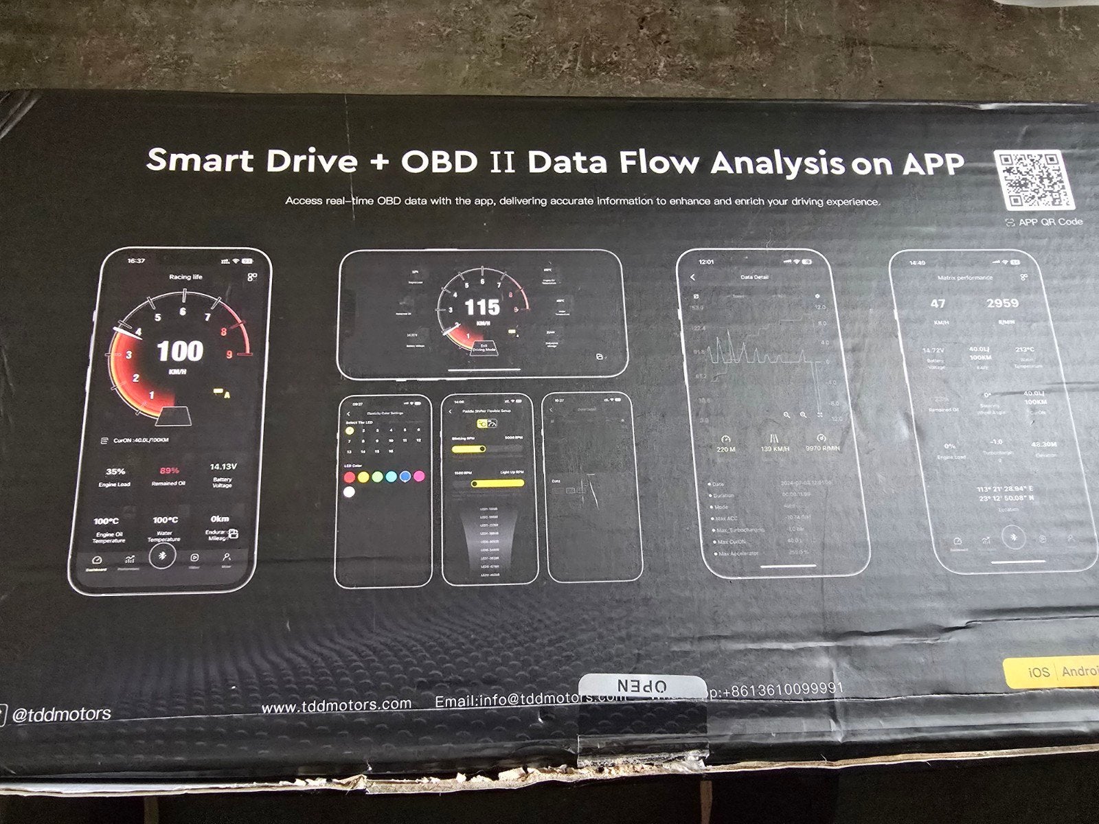 TDD Galaxy Pro Smart Drive + OBD II Data Flow Analysis, Ophalen of Verzenden, Nieuw