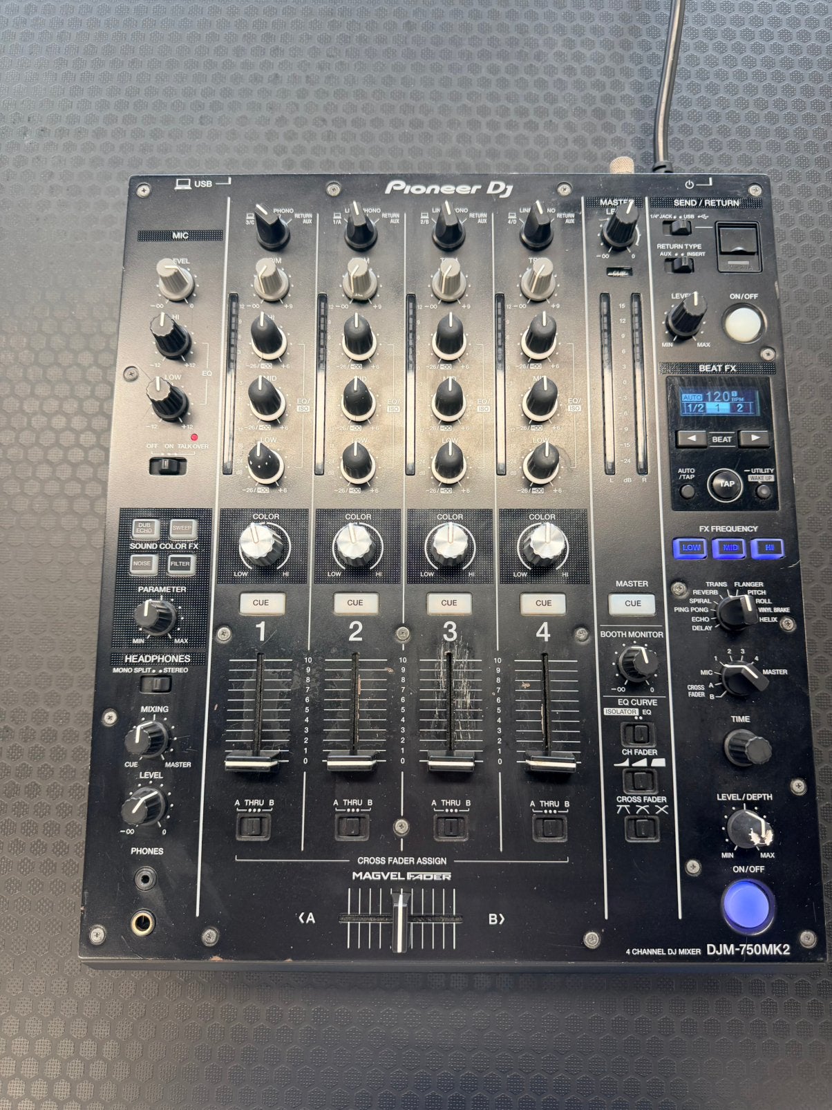 Pioneer DJM 750mk2 DJ Mixer, Ophalen of Verzenden, Gebruikt, Dj-set, Pioneer