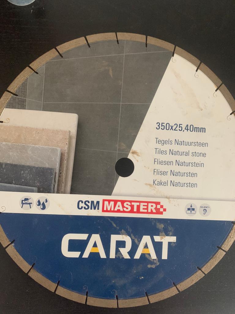 Carat csm master zaagblad 350x25,4mm nieuw! Natuursteen/kera, Ophalen of Verzenden, Nieuw