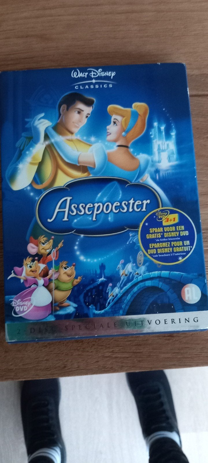Walt Disney Classics: Assepoester 2-DVD Speciale Uitvoering, Alle leeftijden, Nederlands, Ophalen of Verzenden, Zo goed als nieuw