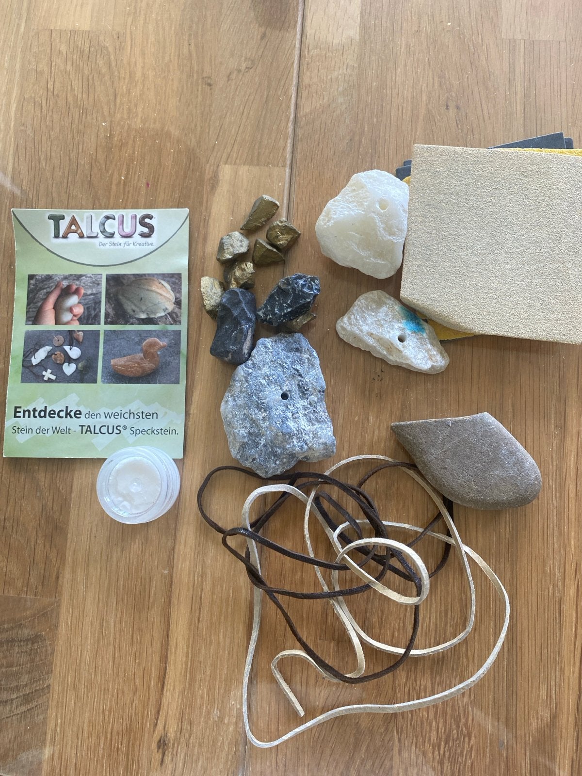 TALCUS Speksteen Knutselset - Creatief met Steen, Gebruikt, Overige thema's, Meerkleurig, Ophalen of Verzenden