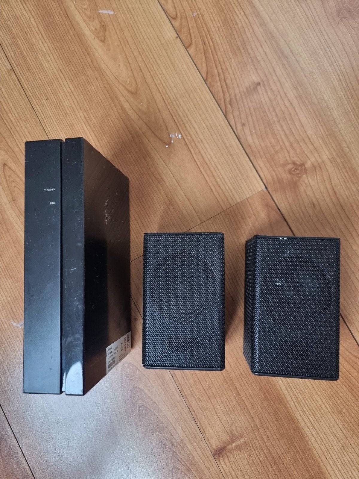 Samsung PS-KS1-1 SWA-8000S Surround Speakerset - Gebruikt, Gebruikt, Inclusief kabels, Ophalen of Verzenden, Surroundset