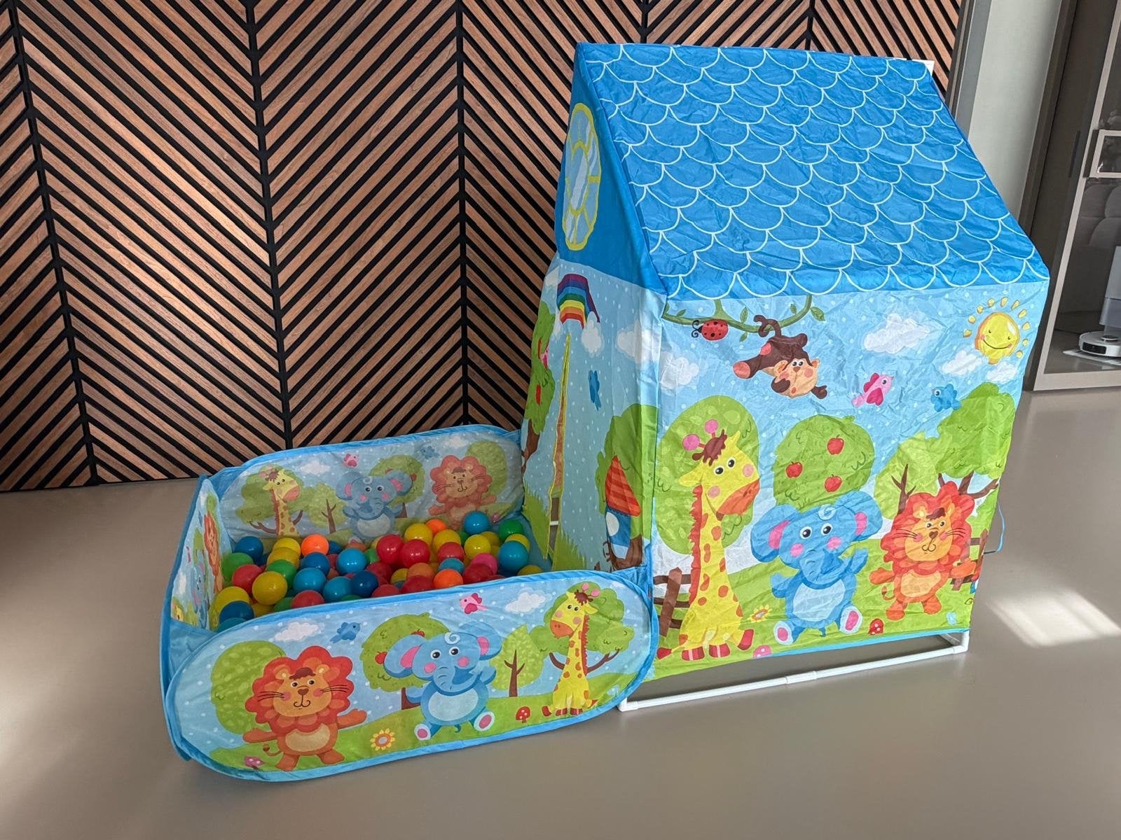 Speelhuisje met ballenbak voor kinderen, Kinderen en Baby's, Speelgoed | Buiten | Speelhuisjes, Ophalen, Gebruikt, Kunststof