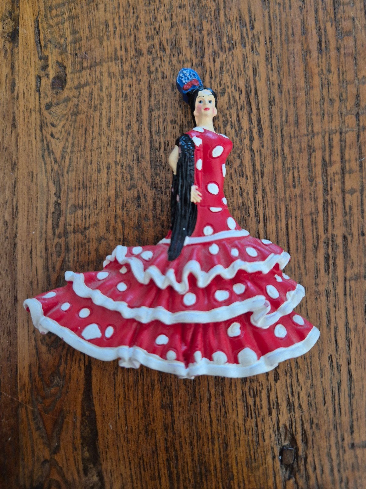 Leuke 3D Koelkastmagneet Spaanse Flamencodanseres (8 cm), Ophalen of Verzenden