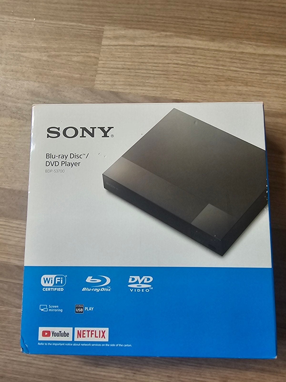 Sony BDP-S3700 Blu-ray Disc/DVD Speler - Zo goed als nieuw, Ophalen, Zo goed als nieuw, Sony, Wi-Fi