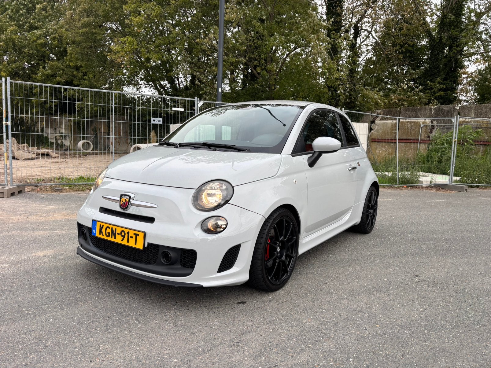 Fiat 500 Abart 2009 Grigio Campovolo, 1010 kg, Particulier, 1368 cc, Hatchback