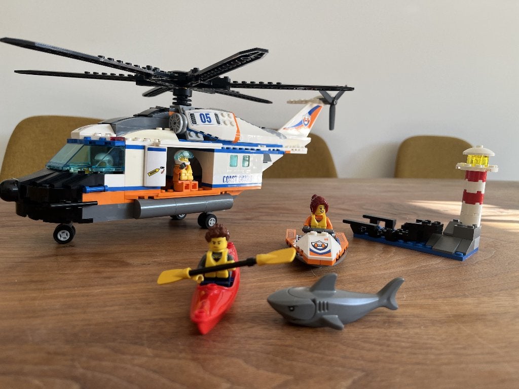 Lego City (60166): Zware reddingshelikopter, Ophalen, Lego, Compleet, Complete set