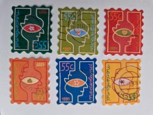 Nederland 1997 - nvph 1740-1745 - Kerstzegels   a1, Postzegels en Munten, Postzegels | Nederland, Verzenden, Na 1940, Gestempeld