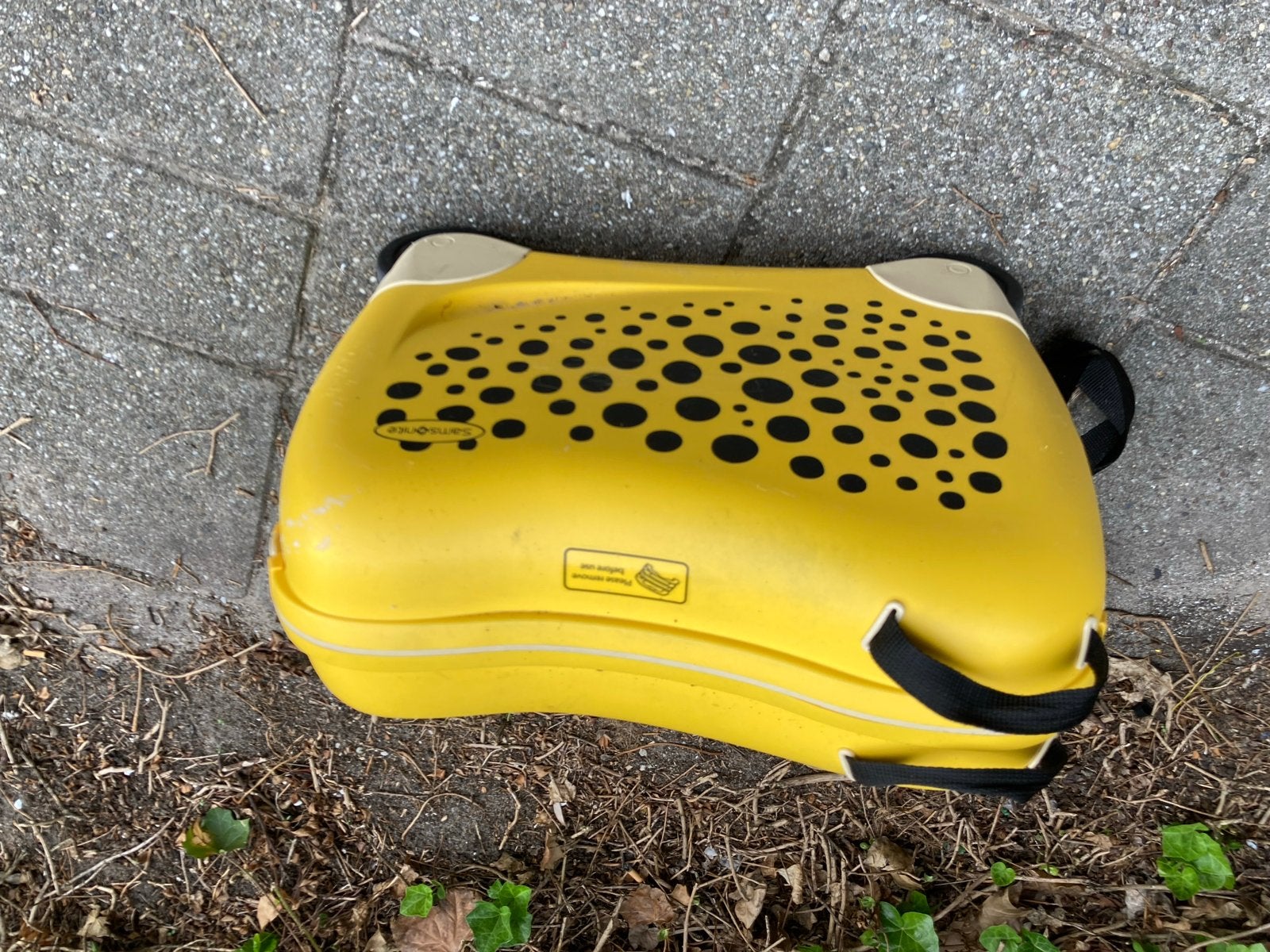 Samsonite kinderkoffer/zitje - Ideaal voor op vakantie!, Kinderen en Baby's, Ophalen of Verzenden, Gebruikt, Overige merken