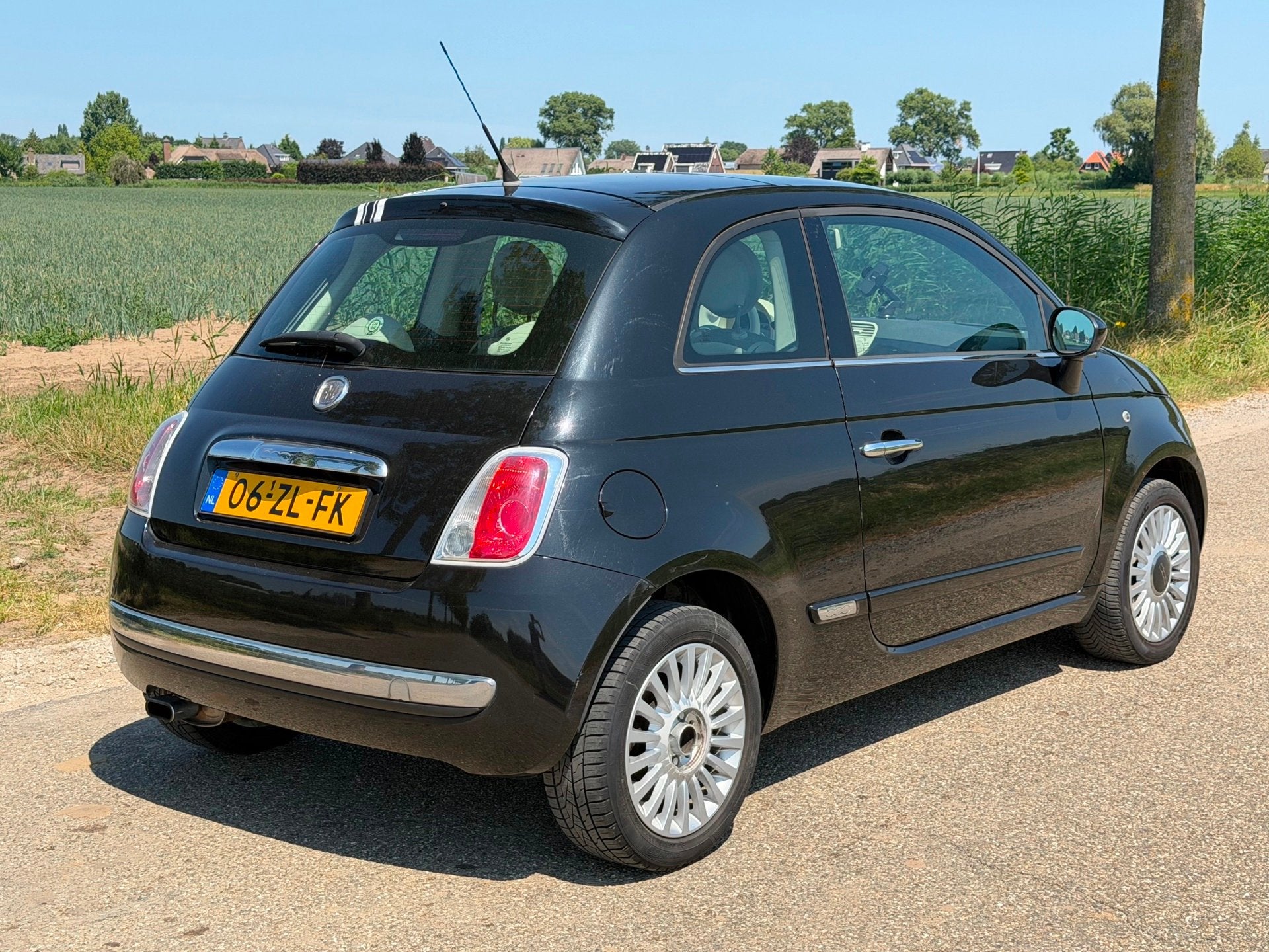 Fiat 500 1.2 Lounge APK 07-2027 Airco NAP, Voorwielaandrijving, Stof, Gebruikt, 4 cilinders