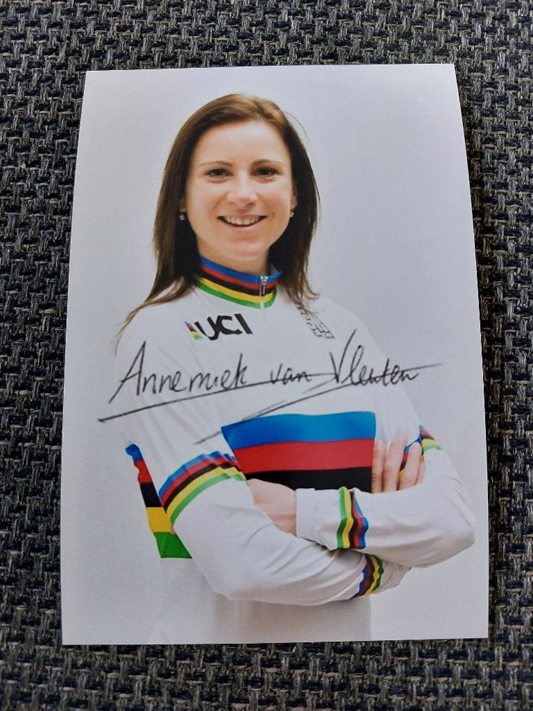 Annemiek van Vleuten - Tour # Foto met handtekening (print), Ophalen of Verzenden, Nieuw, Overige sporten, Overige typen