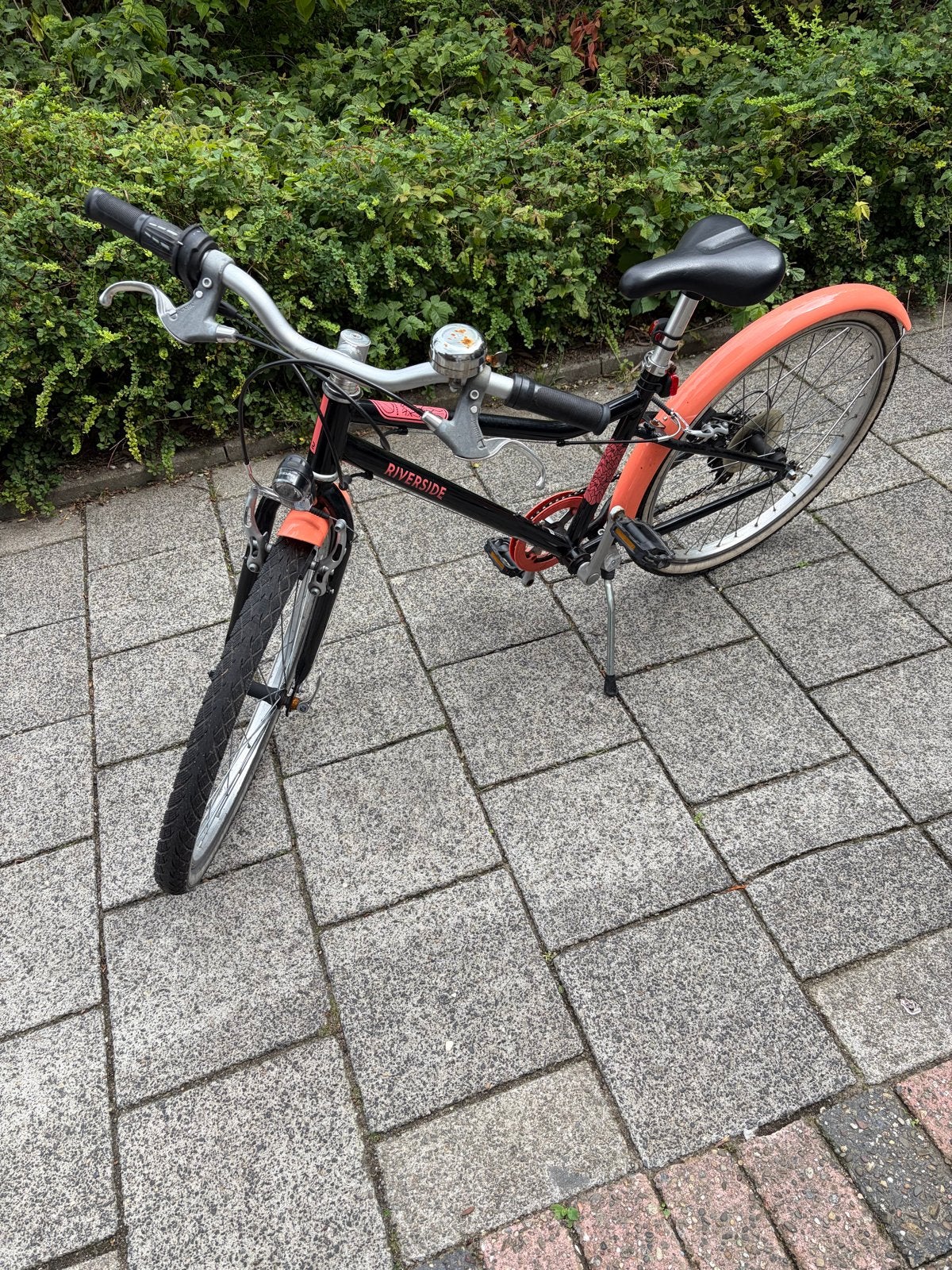 Decathlon Riverside Stadfiets voor kinderen (6-10 jaar), Ophalen, Gebruikt, Velgrem, 20 inch of meer
