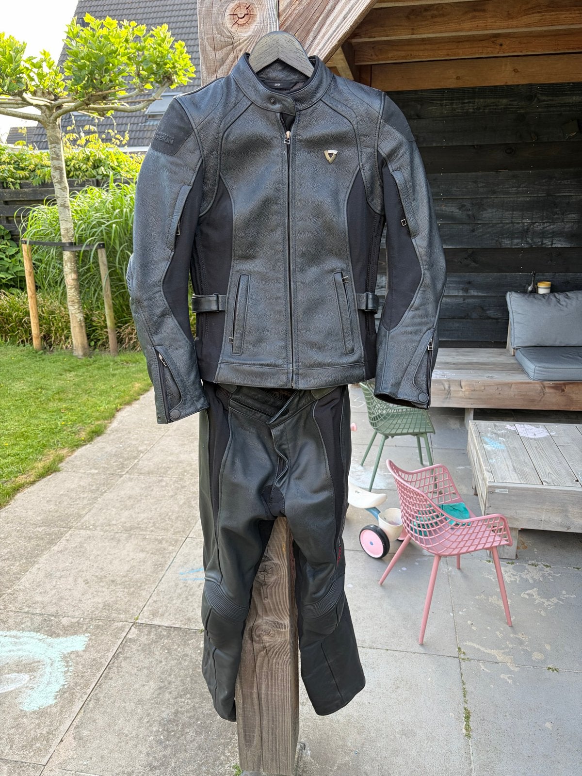 Rev'it Engineered Skin dames motorpak maat 38, Ophalen, Tweedehands, Dames, Combipak