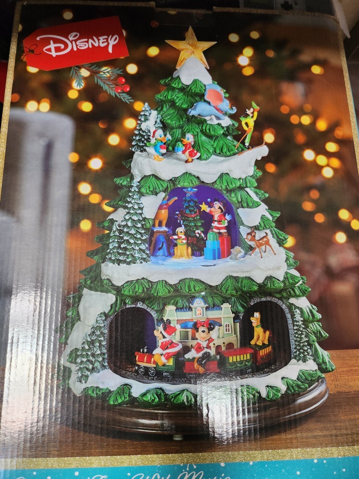 Zgn kerstboom van disney, Ophalen, Mickey Mouse, Zo goed als nieuw, Beeldje of Figuurtje
