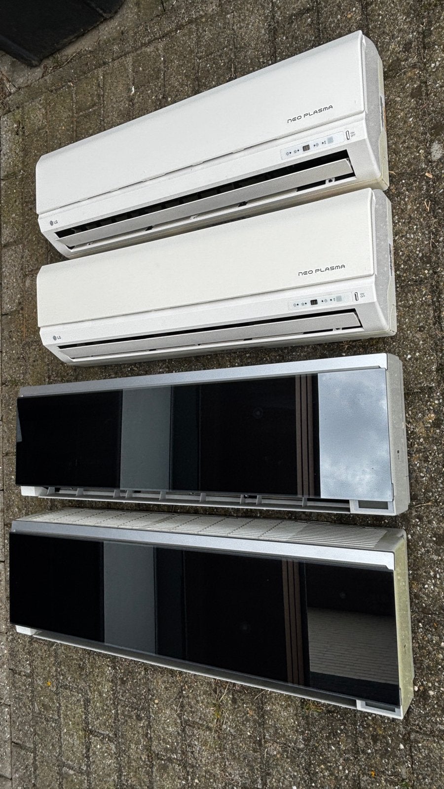 LG Multi-split airco systeem met 4 binnenunits, Witgoed en Apparatuur, Airco's, Ophalen, 3 snelheden of meer, 100 m³ of groter