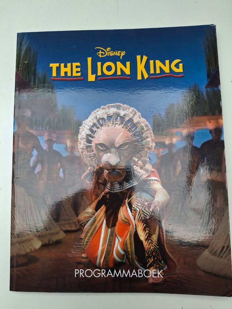Disney The Lion King Programmaboek Musical, Ophalen of Verzenden, Zo goed als nieuw, Disney Theatrical Productions, Catalogus