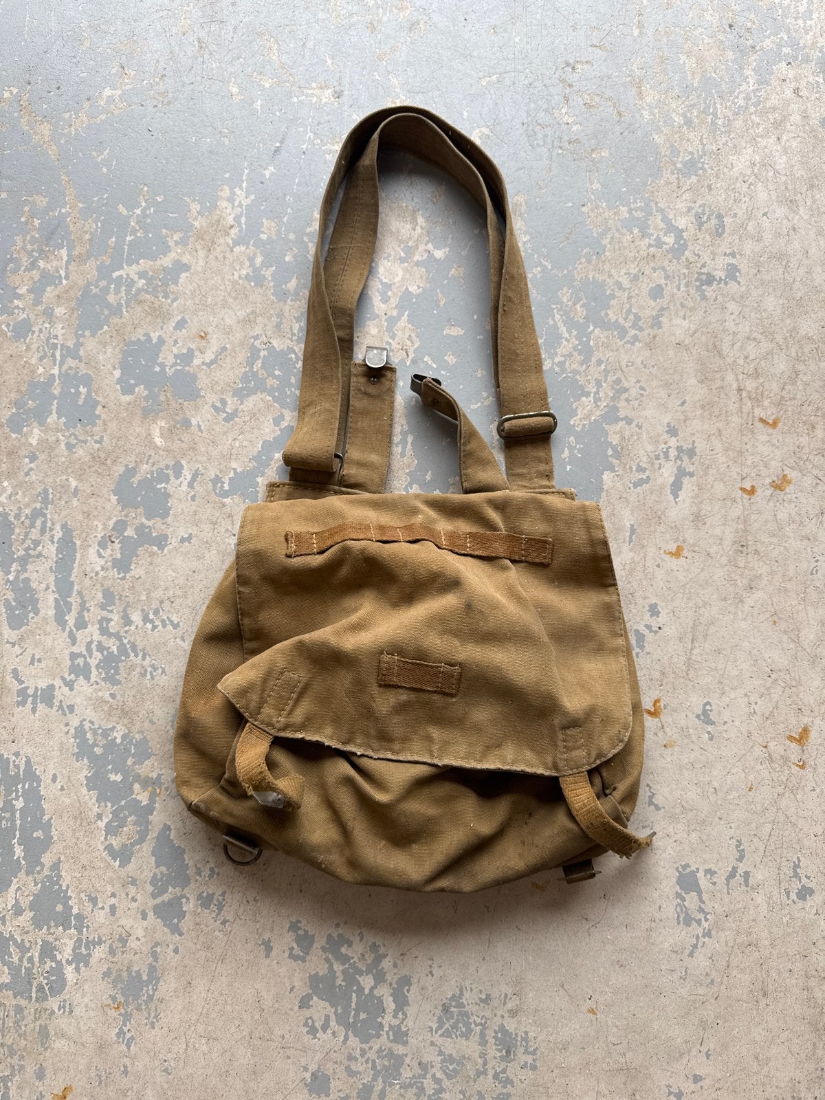 Vintage Leger Satchel Tas - Gebruikt, Ophalen of Verzenden, Landmacht