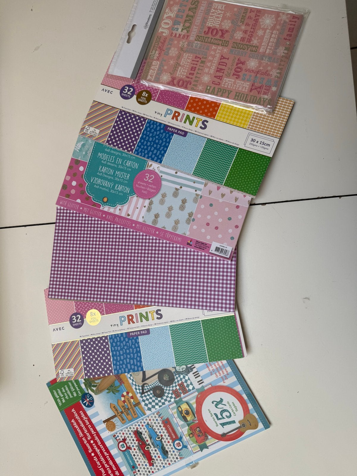 Knutselpapier en papierblokken voor diverse projecten, Hobby en Vrije tijd, Knutselen, Nieuw, Meerkleurig, Ophalen of Verzenden